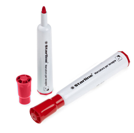 Marcatore Per Lavagne Punta Tonda 2Mm Rosso Starline