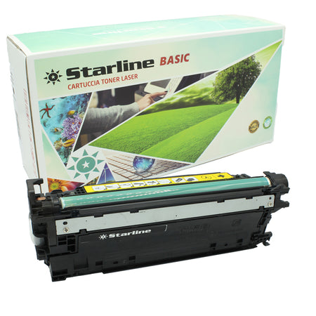 Toner Ciano Compatibile Starline Basic Per Hp Color Laserjet Cp3525