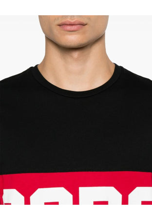 GCDS T-SHIRT LOW BAND LOGO REGULAR T-SHIRT da uomo