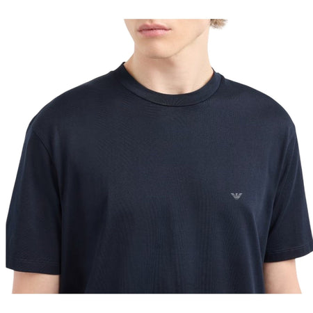 EMPORIO ARMANI t-shirt uomo emporio armani - t-shirt - blu da uomo