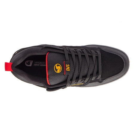 Scarpe sneakers DVS Comanche black red yellow