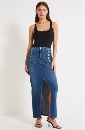 Gonna denim blu giusy