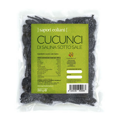 Sapori Eoliani - Cucunci al sale di Salina 250 gr