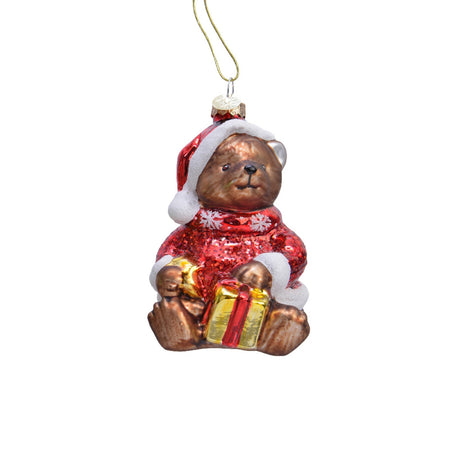 Pendaglio a forma di orsetto decorazione per albero di natale