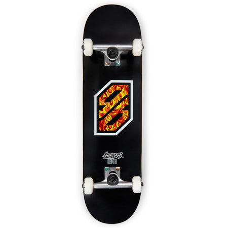 Skateboard Ghettoblaster per iniziare Flame White 8.25"
