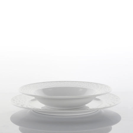 Servizio tavola 18 pezzi in porcellana STAR WEISS by Weissestal