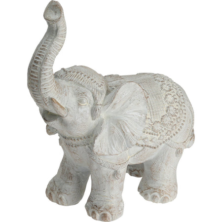 Statua decorativa elefante da giardino arredo interno ed esterno h 39 cm