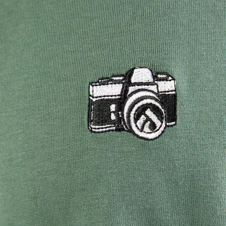 T-shirt Iriedaily Spiegelreflex jungle green