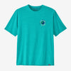 T-shirt Patagonia Cap Cool Daily Graphic Unity Fitz subtidal blue x-dye