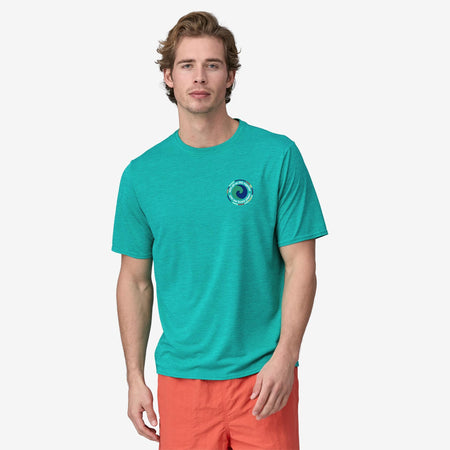 T-shirt Patagonia Cap Cool Daily Graphic Unity Fitz subtidal blue x-dye