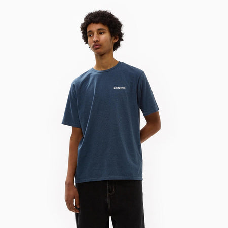 T-shirt Patagonia P-6 Logo Responsibili-tee utility blue