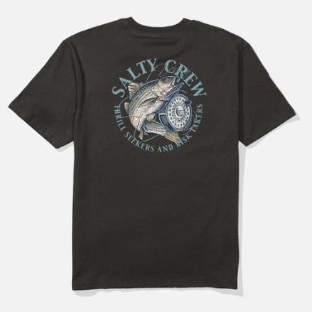 T-shirt Salty Crew Reel Fly Black