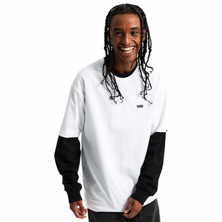 T-shirt Vans Left Chest Logo II white