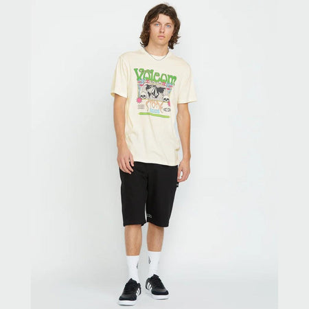 T-shirt Volcom Worldly off white
