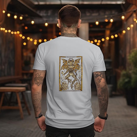 T-shirt unisex Ghettoblaster Inferno white