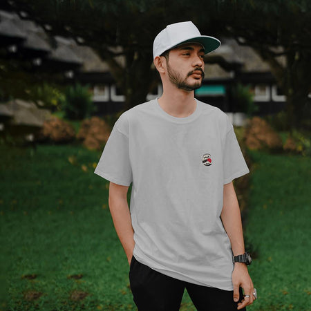 T-shirt unisex Ghettoblaster Kanagawa grey heather