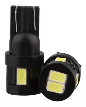 COPPIA LUCI LED TARGA 6SMD 2W PER FIAT FIAT PUNTO MK1 176 BIANCO FREDDO 6000K