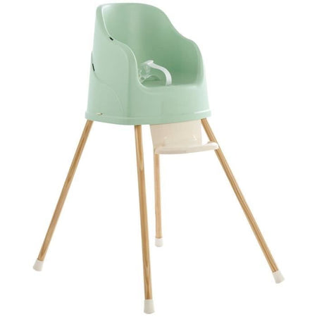Sedia ad alta evolutiva Thermobaby Youpla Céladon Green - Made in Francia