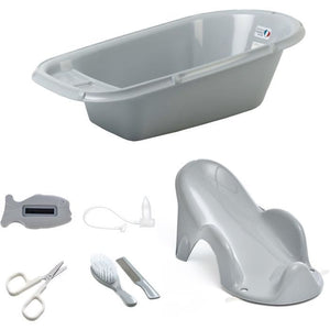 Baby Bath + Bath Transat + Termoter + pennello e pettine + forbici + baby mosca