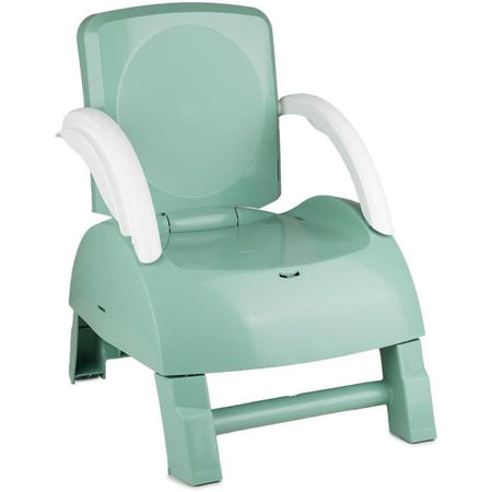 Seggiolino rialzato - THERMOBABY - GUSTO 2-in-1 - Verde salvia - Espandibile e trasportabile