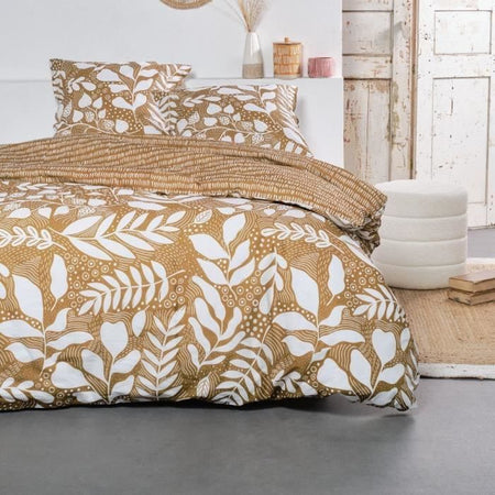 Completo letto - TODAY - Sunshine - 12.14 stampa floreale - 2 persone - 220 x 240 cm - 100% cotone 57 fili