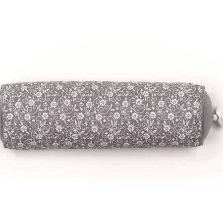 Cuscino Polochon - TODAY - CHARME - Stampa Capucine Grigio Scuro - 45 x 15 cm