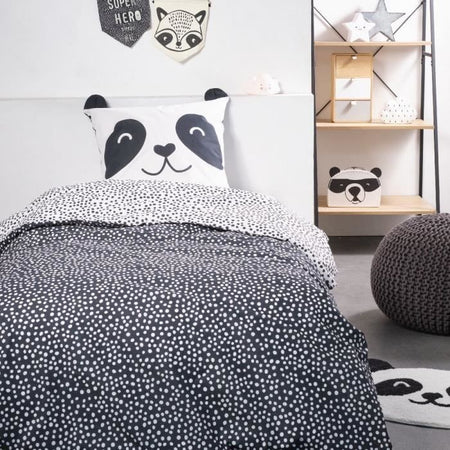 Completo letto TODAY - copripiumino 140x200 + 2 federe 63x63 - 1 persona - FUNNY2.8 - Verde