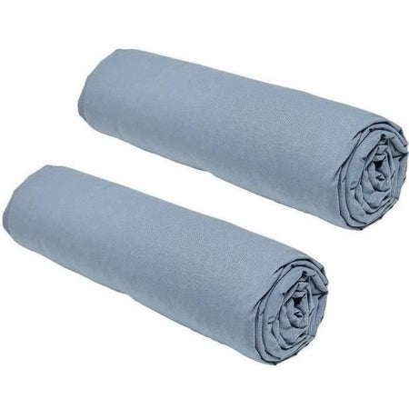 Set di 2 cover fogli oggi essenziali - 140 x 190 cm - 2 persone - 100% cotone - denim