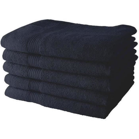 Set di 5 asciugamani da bagno TODAY 70x130 cm 100% cotone - Blu scuro