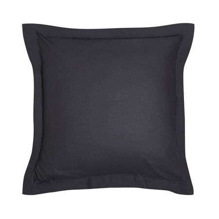 Pillowcase oggi essenziale - 63 x 63+5 cm - 100% une cotone - carbone