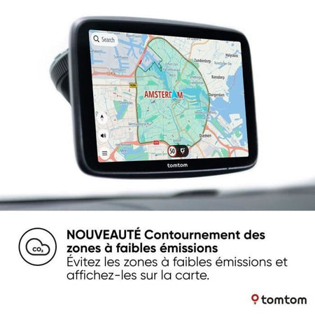 GPS automatico - TOM TOM - GO Superior - schermo HD 6 - Mappe del mondo - Aggiornamento Wi-Fi