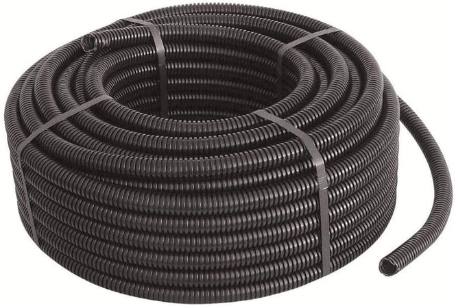 Tubo Flex Dm.32 Nero Rotolo Mt.50