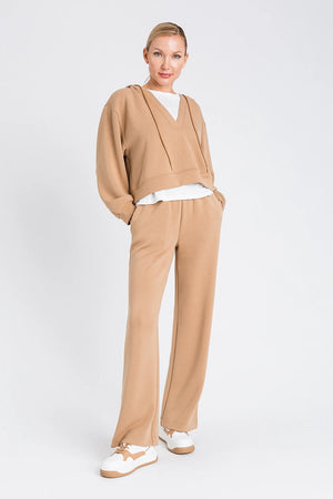 TWINSET | Tuta felpa con zip e pantalone coulisse