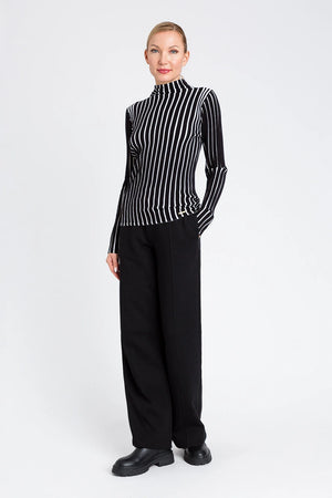 TWINSET | Maglia lupetto con stampa righe