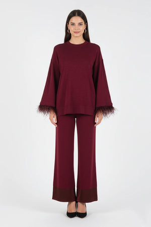 TWINSET | Pantaloni ampi in maglia