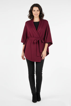 TWINSET | Poncho in maglia con cintura