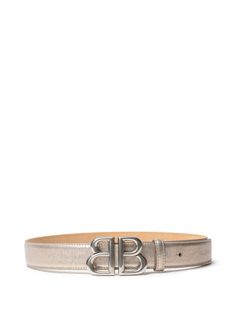 Balenciaga Cintura Monaco Color Metal Platino da donna