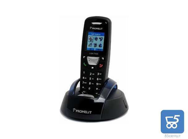 Telefono Cordless Promelit Dect Display a Colori Vivavoce Id Chiamante LGN 7165