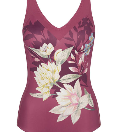 Triumph Costume Intero da Donna Botanical Leaf OP 02 22 10207932 S82 - Passarelli Biancheria