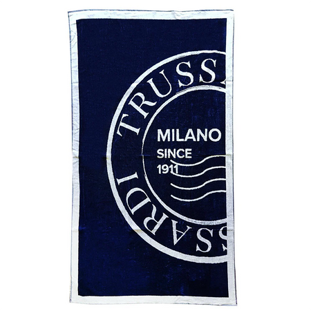Trussardi Telo Mare in Cotone Stamp 100x180cm 2000712 D40