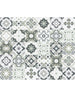 Ambiance Set di 30 adesivi murali Mosaico Oslo grigio 1010 cm a0380
