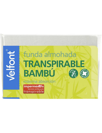 Federa per cuscino in bambù, 90 cm, impermeabile e traspirante