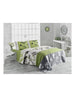Belezza Verde Copriletto leggero in cotone Victoria 260 x 220 cm