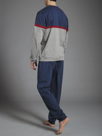 Ragno Pigiama da Uomo in Caldo Cotone U356N1 S28 - Passarelli Biancheria