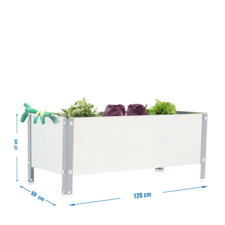 SIMONGARDEN URBAN 410x1200x600 GRIS/GALV-200l