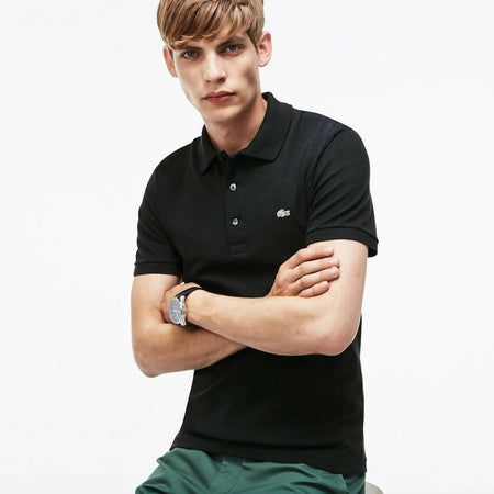 Polo Lacoste Uomo Slim Fit Tinta Unita Manica Corta Polo 100% Cotone