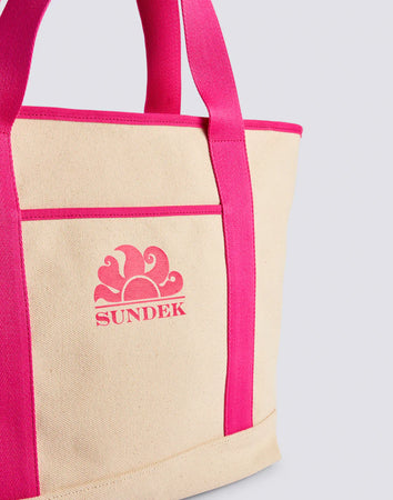 Sundek borsa donna Micol shopping bag stone washed