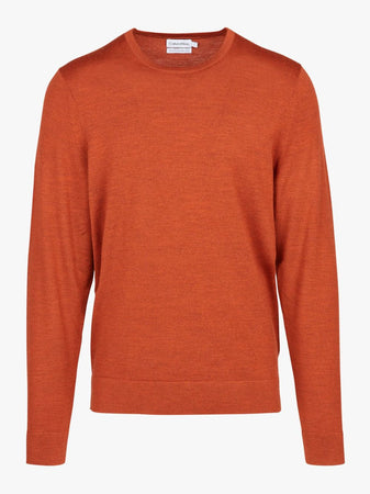 calvin klein MAGLIONE SUPERIOR WOOL CREW da uomo
