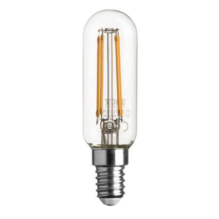 Lampadina Filamento LED E14 TUBOLARE T25 Filamento 3000K 4,5W 470 lm - ElettroWatt.eu