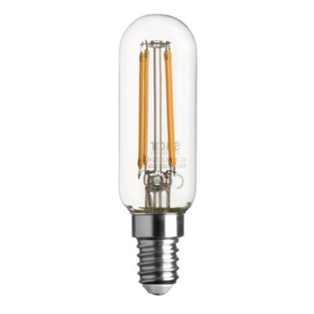 Lampadina Filamento LED E14 TUBOLARE T25 Filamento 4000K 4,5W 470 lm - ElettroWatt.eu